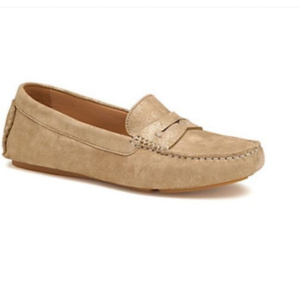 Johnston & Murphy Maggie Penny Loafer - Gold